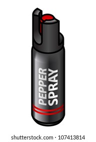 A can of pepper spray for self defense.
