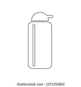 can of shaving foam icon. Element of Barber for mobile concept and web apps icon. Outline, thin line icon for website design and development, app development