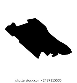 Can Tho Stadtplan, administrative Abteilung von Vietnam. Vektorgrafik.