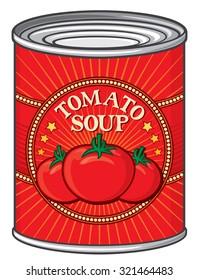 Can Of Tomato Soup (tin)