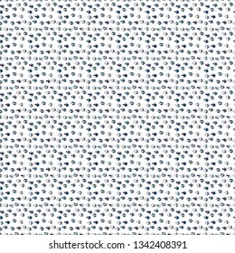 Can use for birthday card, the children menu, packaging, textiles, fabrics, wallpaper. Seamless pattern with sweets - ice cream, cupcakes isolated on cute blue, white and neutral background. Vector.