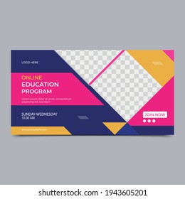 Can use for web banner, infographics, hero images.Student Learning Online at Home. Set of web page design templates for online education, training and courses, learning, video tutorials..eps