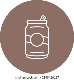 Can vector icon. Can be used for printing, mobile and web applications.