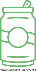 Icono de vector Can. Se puede usar para imprimir, móviles y aplicaciones web.