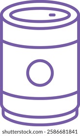 Can vector icon. Can be used for printing, mobile and web applications.