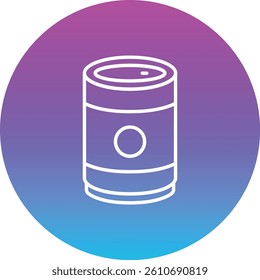Can vector icon. Can be used for printing, mobile and web applications.