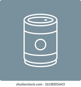 Can vector icon. Can be used for printing, mobile and web applications.
