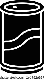 Can vector icon. Can be used for printing, mobile and web applications.