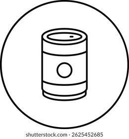 Icono de Vector de latas. Se puede utilizar para aplicaciones de impresión, móviles y de Web.