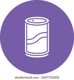 Can vector icon. Can be used for printing, mobile and web applications.