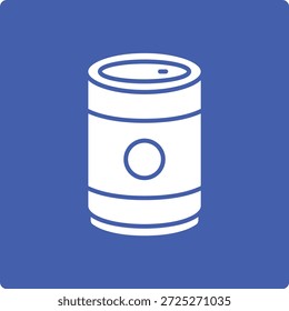 Icono de Vector de latas. Se puede utilizar para aplicaciones de impresión, móviles y de Web.