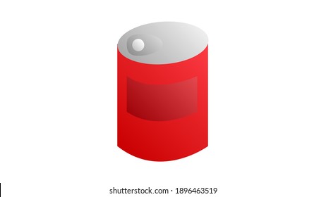 Icono de vector Can, símbolo de conservación. Ilustración vectorial plana moderna y simple para sitio web o aplicación móvil