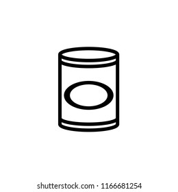 Can vector icon Vector illustration, EPS10.