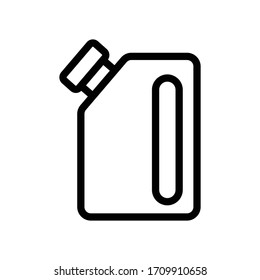 can vector thin line icon 