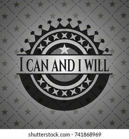 I can and i will black badge