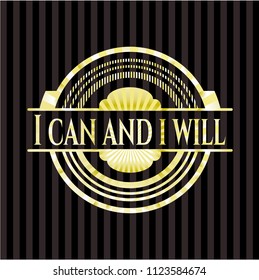 I can and i will shiny badge
