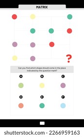 Can you find which shape should come in the place
indicated by the question mark?