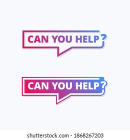Can You Help Label Tags Set