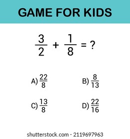 Can you solve this? Math game for kids
