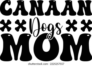  Canaan Dogs mom SVG Design