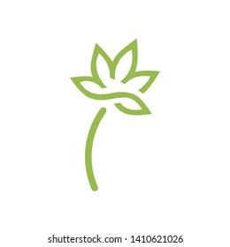 canabis leaf design logo concept