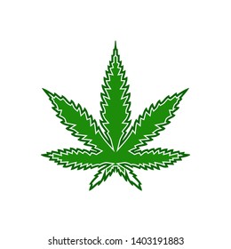 canabis leaf logo design vectors 