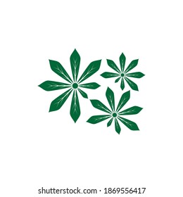 Carácter de símbolo vectorial de plantilla de logotipo de Canabis