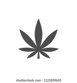 Canabis marijuana icon vector image