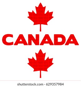 Canada 150 graphic