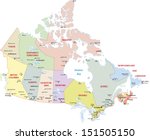 canada administrative map