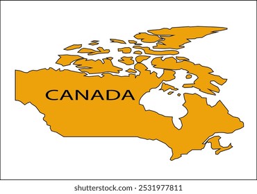 Canada Administrador mapa, Canada mapa