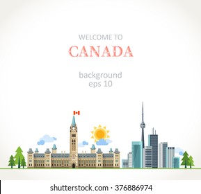 Canada background panorama