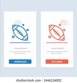 Canada, Ball, Base Ball, Canada Ball  Blue and Red Download and Buy Now web Widget Card Template
