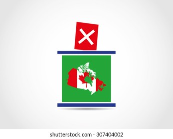Canada Ballot Box Mayor Election