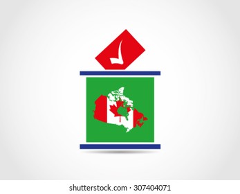 Canada Ballot Box Mayor Election