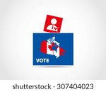 Canada Ballot Box Prime Minister Election