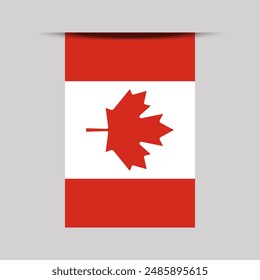 Canada Banner Flag Vector Illustration
