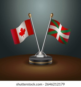 Canadá e País Basco sinalizam a relação entre a tabela e o plano de fundo do gradiente