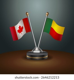 Tabela do Canadá e do Benim sinaliza relação com fundo de gradiente