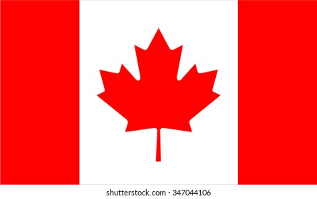 Canada, Canadian Flag vector image  