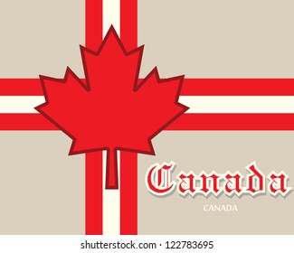 canada card concept