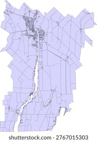 Canada Census Division Quebec Le Haut-Richelieu Regional County Municipality (MRC) Boundary and Road Vector Map
