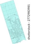 Canada Census Subdivision (CSD) Ontario Oshawa Boundary and Road Vector Map