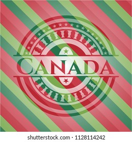 Canada christmas emblem.