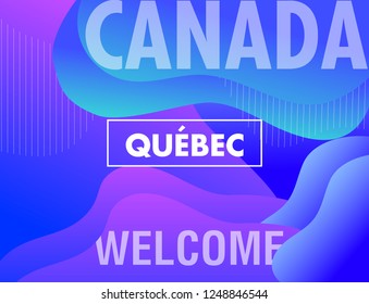 Canada city. Canada cities on flow graphic background. vector. london, quebec, winnipeg, edmonton, calgary, montreal, ottawa, vancouver, toronto. canada wallpaper