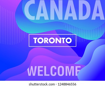 Canada city. Canada cities on flow graphic background. vector. london, quebec, winnipeg, edmonton, calgary, montreal, ottawa, vancouver, toronto. canada wallpaper