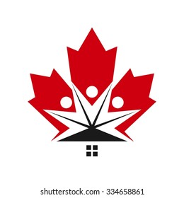 canada and community of people logo