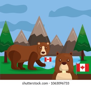 canada country symbols