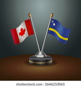 Tabela do Canadá e de Curaçao sinaliza relação com plano de fundo gradiente