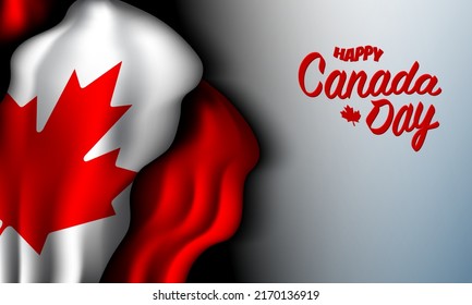 Canada Day-Hintergrunddesign. Banner, Poster, Grußkarte. Vektorgrafik.